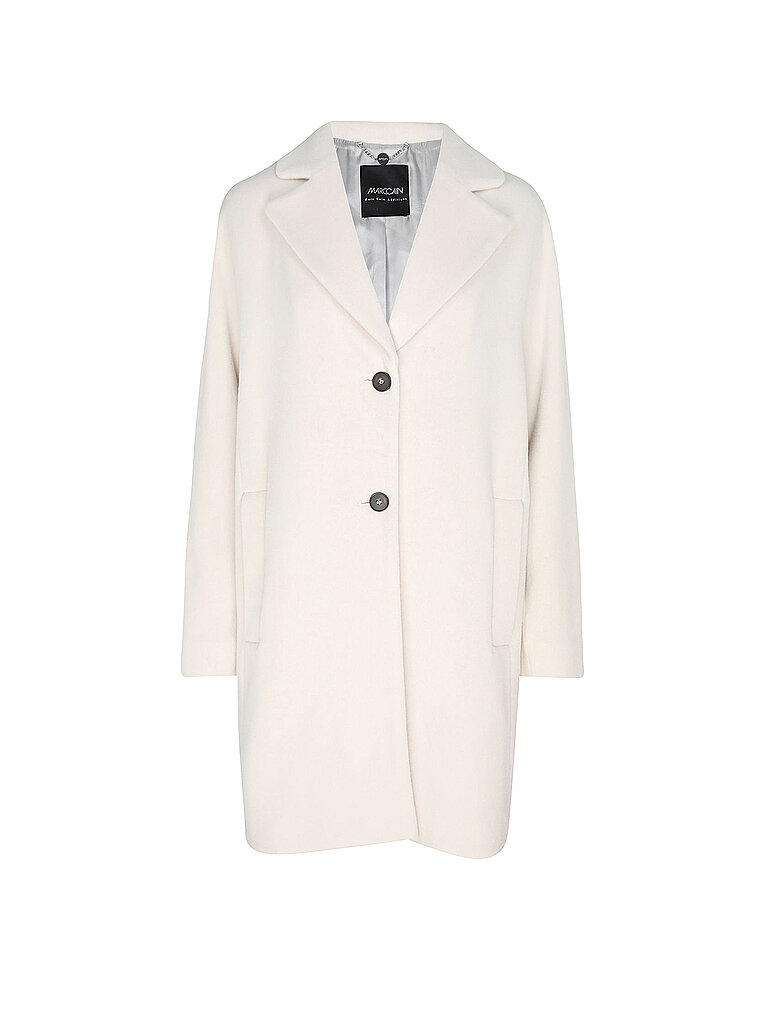 Marc Cain Wool Coat Light Gray 42